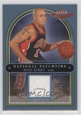 2003-04 Fleer Patchworks - National Patchtime - NBA Jersey #NP/MB - Mike Bibby /200