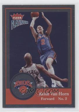 2003-04 Fleer Platinum - [Base] - Platinum #125 - Keith Van Horn /100