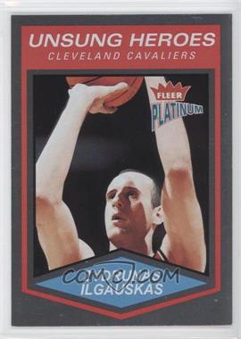 2003-04 Fleer Platinum - [Base] - Platinum #145 - Zydrunas Ilgauskas /100