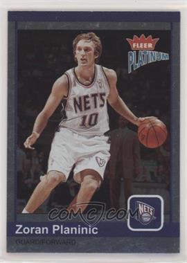 2003-04 Fleer Platinum - [Base] - Platinum #171 - Zoran Planinic /100