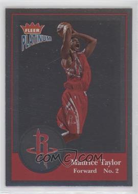 2003-04 Fleer Platinum - [Base] - Platinum #39 - Maurice Taylor /100