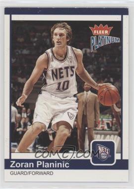 2003-04 Fleer Platinum - [Base] #171 - Zoran Planinic