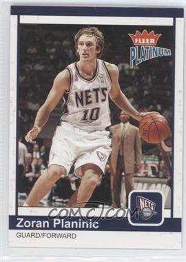 2003-04 Fleer Platinum - [Base] #171 - Zoran Planinic