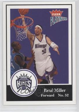 2003-04 Fleer Platinum - [Base] #2 - Brad Miller