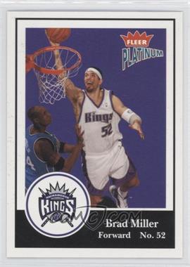 2003-04 Fleer Platinum - [Base] #2 - Brad Miller
