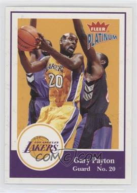 2003-04 Fleer Platinum - [Base] #42 - Gary Payton