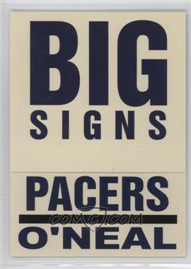 2003-04 Fleer Platinum - Big Signs #14 BS - Jermaine O'Neal [Noted]