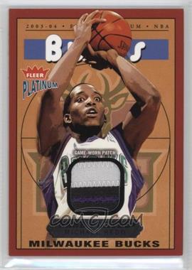 2003-04 Fleer Platinum - Name Plates #NP/MR - Michael Redd /725