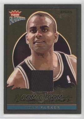 2003-04 Fleer Platinum - Platinum Portraits - Memorabilia #PP/TP - Tony Parker