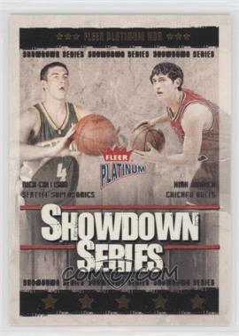 2003-04 Fleer Platinum - Showdown Series #10 SS - Nick Collison, Kirk Hinrich