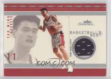 2003-04 Fleer Showcase - Basketball's Best - Memorabilia #BB-YM - Yao Ming