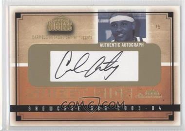 2003-04 Fleer Showcase - Sweet Sigs #SG-CA - Carmelo Anthony /400