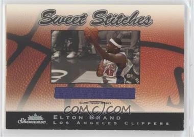 2003-04 Fleer Showcase - Sweet Stitches - Memorabilia #SS-EB - Elton Brand [EX to NM]