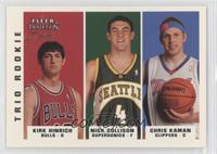 Kirk Hinrich, Nick Collison, Chris Kaman #/50