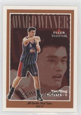 2003-04 Fleer Tradition - [Base] #230 - Yao Ming