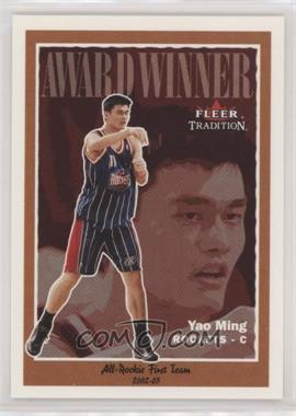 2003-04 Fleer Tradition - [Base] #230 - Yao Ming