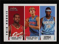 LeBron James, Darko Milicic, Carmelo Anthony