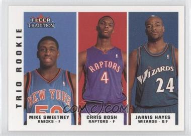 2003-04 Fleer Tradition - [Base] #292 - Mike Sweetney, Chris Bosh, Jarvis Hayes