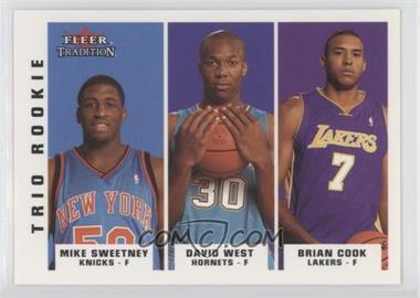 2003-04 Fleer Tradition - [Base] #294 - Mike Sweetney, David West, Brian Cook