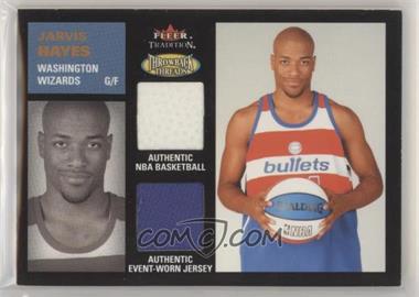 2003-04 Fleer Tradition - Throwback Threads - Dual Jersey #TTD-JH - Jarvis Hayes /150