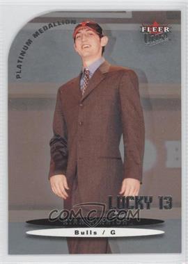 2003-04 Fleer Ultra - [Base] - Platinum Medallion #177 - Lucky 13 - Kirk Hinrich /100