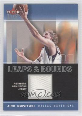 2003-04 Fleer Ultra - Leaps & Bounds - Jersey #LB-DN - Dirk Nowitzki