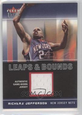 2003-04 Fleer Ultra - Leaps & Bounds - Jersey #LB-RJ - Richard Jefferson