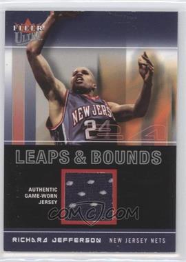 2003-04 Fleer Ultra - Leaps & Bounds - Jersey #LB-RJ - Richard Jefferson