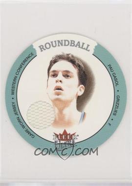 2003-04 Fleer Ultra - Roundball - Jersey #D-PG - Pau Gasol