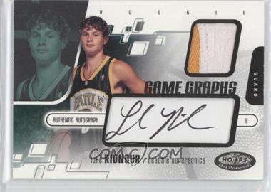 2003-04 Hoops Hot Prospects - [Base] #102 - Game Graphs - Luke Ridnour /400