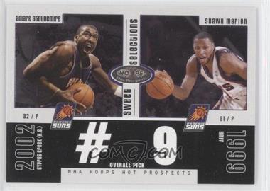 2003-04 Hoops Hot Prospects - Sweet Selections #4 SS - Amare Stoudemire, Shawn Marion