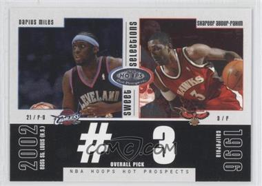 2003-04 Hoops Hot Prospects - Sweet Selections #9 SS - Shareef Abdur-Rahim, Darius Miles