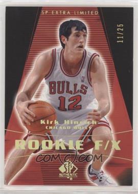 2003-04 SP Authentic - [Base] - Extra Limited #134 - Rookie F/X - Kirk Hinrich /25