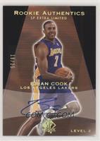 Rookie Authentics - Brian Cook #/25