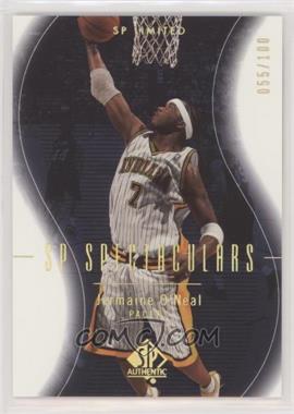 2003-04 SP Authentic - [Base] - Limited #129 - SP Spectaculars - Jermaine O'Neal /100