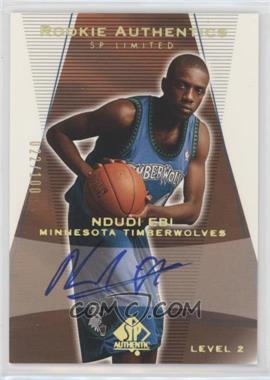 2003-04 SP Authentic - [Base] - Limited #170 - Rookie Authentics - Ndudi Ebi /100