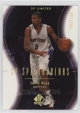 2003-04 SP Authentic - [Base] - Limited #94 - SP Spectaculars - Jalen Rose /100