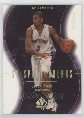 2003-04 SP Authentic - [Base] - Limited #94 - SP Spectaculars - Jalen Rose /100