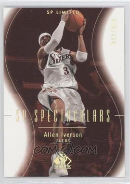 2003-04 SP Authentic - [Base] - Limited #99 - SP Spectaculars - Allen Iverson /100
