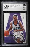 Rookie F/X - T.J. Ford [BCCG 10 Mint or Better] #/999