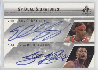 2003-04 SP Authentic - SP Dual Signatures #CR-A - Eddy Curry, Jalen Rose