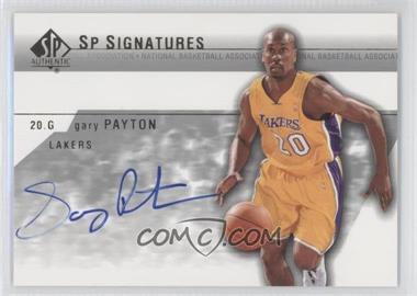 2003-04 SP Authentic - SP Signatures #GP-A - Gary Payton