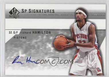 2003-04 SP Authentic - SP Signatures #RH-A - Richard Hamilton