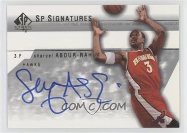 2003-04 SP Authentic - SP Signatures #SA-A - Shareef Abdur-Rahim