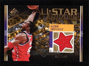 2003-04 SP Game Used - All-Star Apparel - Gold #KB-AS - Kobe Bryant /100