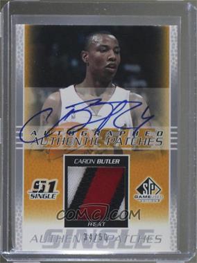2003-04 SP Game Used - Authentic Patches - Autographs #CB-AP - Caron Butler /50