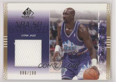 2003-04 SP Game Used - [Base] - Gold #89 - Karl Malone /100