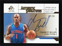 Chauncey Billups #/50