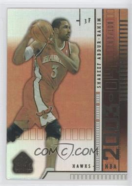 2003-04 SP Signature Edition - [Base] - Gold #1 - Shareef Abdur-Rahim /100