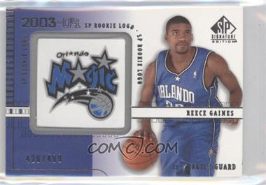 2003-04 SP Signature Edition - [Base] #115 - Reece Gaines /499